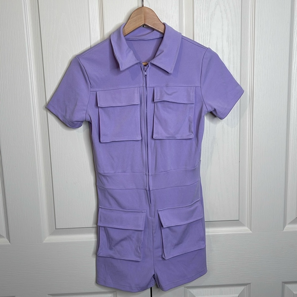 Purple romper